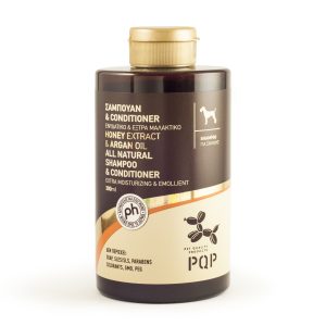 PQP Σαμπουάν και Conditioner Ενυδατικό με Εκχύλισμα Μελιού Honey Extract & Argan Oil 300ml