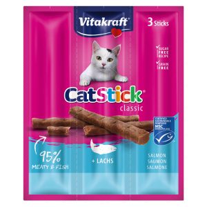 Vitakraft Cat Stick Σολομός & Πέστροφα (3τμχ)