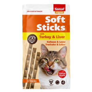 Sanal soft sticks Turkey & liver