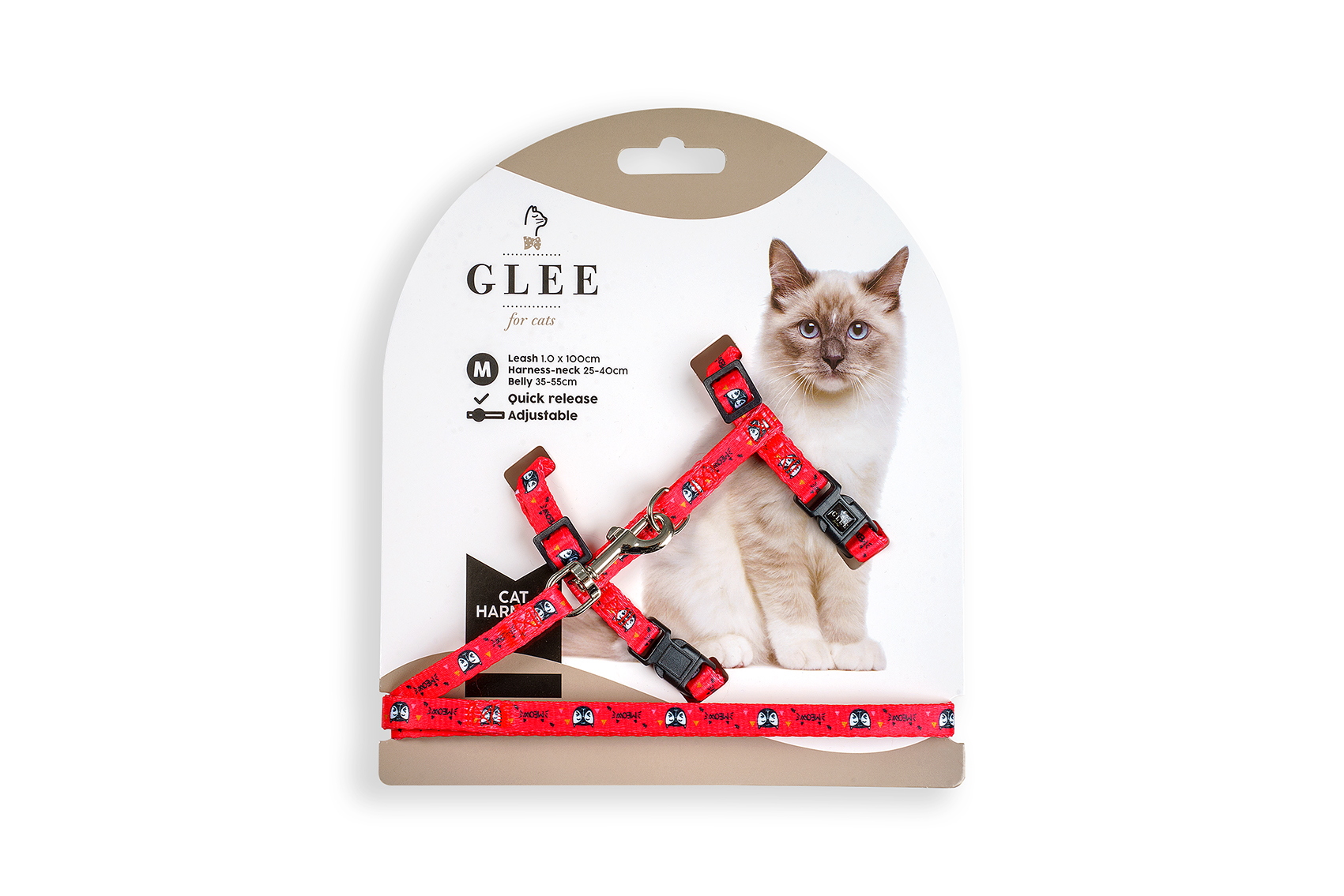 Glee Σαμαράκι & Οδηγός Ιμάντα Meow