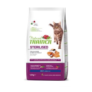 Natural Trainer Adult Sterilised-Salmon
