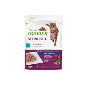 Natural Trainer Adult Sterilised – Cod Fish 85gr