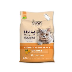 Perfect Care Cat Silica Litter Πορτοκάλι 5,8lt