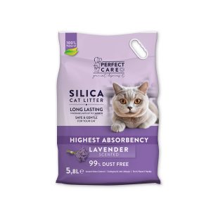 Perfect Care Cat Silica Litter Λεβάντα 5,8lt