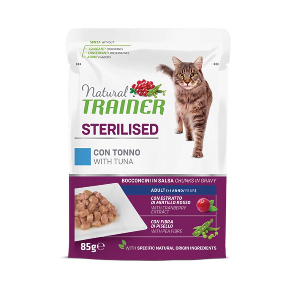 Natural Trainer Adult Sterilised – Tuna 85gr