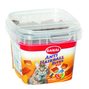 Sanal cat Anti-Hairball bites cup 75gr