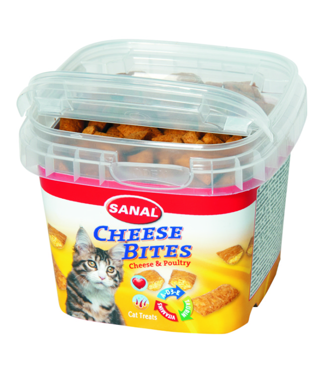 Sanal cat Cheese bites cup 75gr