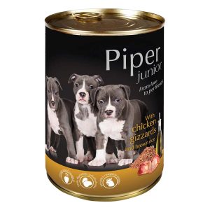 Piper Junior εντόσθια κοτόπουλου και καστανό ρύζι