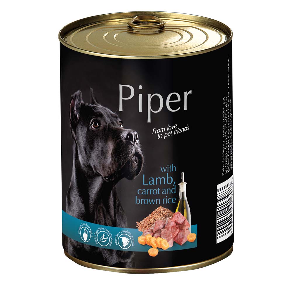 Piper Adult αρνί, καρότο και καστανό ρύζι