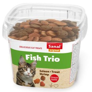 Sanal cat Fish Trio cup 75gr