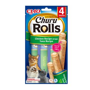 Churu Cat Rolls Chicken Tuna 4x10gr
