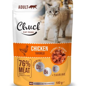 Chuck Pouch  Adult Chicken 100gr