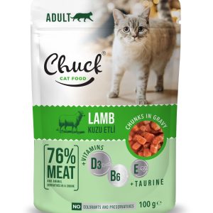 Chuck Pouch  Adult Lamb 100gr