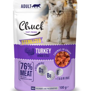 Chuck Pouch Sterilized with Turkey 100gr