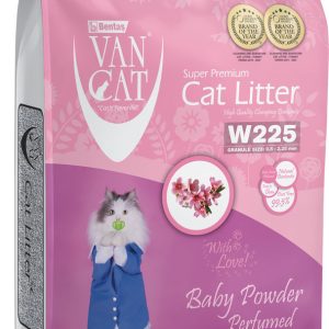 Van Cat Baby Powder Clumping