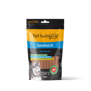 Tailswingers Sandwich DUCK WITH FISH 100 gr.