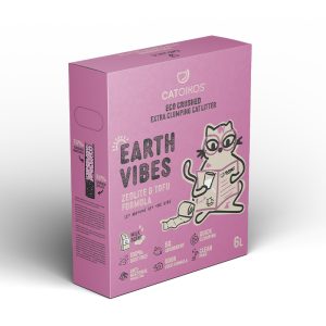 CATOIKOS”EARTH VIBES”TOFU&ZEOLITE CAT LITTER-MILK SCENT 6L