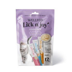 WELLFED LICK N’ JOY MIX TASTES 21081-21083 (12*14gr) 168gr