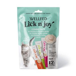 WELLFED LICK N’ JOY MIX TASTES 21084-21086 (12*14gr) 168gr