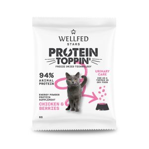 WELLFED F.D. PROTEIN TOPPIN’ CHICKEN &BERRIES 6gr
