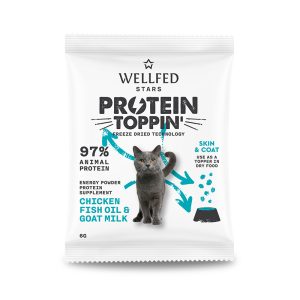 WELLFED F.D. PROTEIN TOPPIN’ CHICKEN &GOAT MILK 6gr