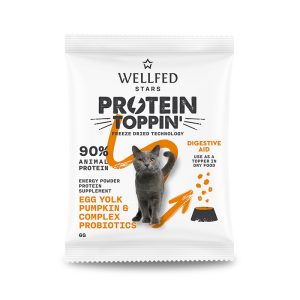 WELLFED F.D. PROTEIN TOPPIN’ EGG YOLK &PUMPKIN 6gr