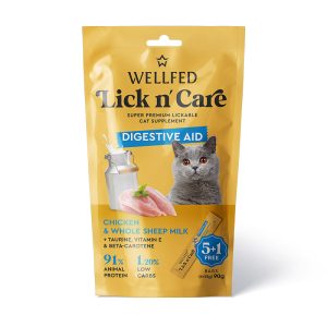 WELLFED LICK N’ CARE DIGESTIVE AID (6*15gr) 90gr