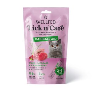 WELLFED LICK N’ CARE HAIRBALL AID (6*15gr) 90gr