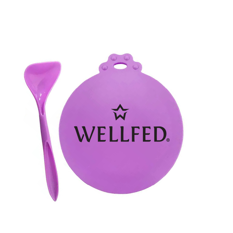 WELLFED CAN LID w SPOON