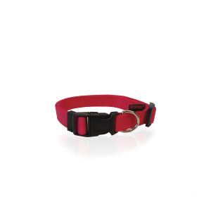 DOG COLLAR PLAIN-RED