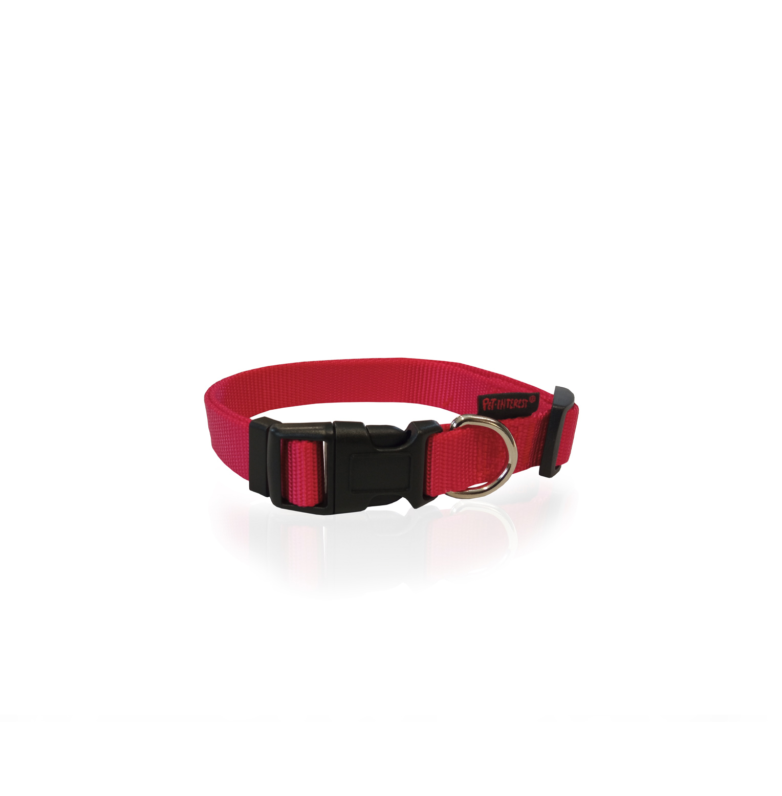 DOG COLLAR PLAIN-RED