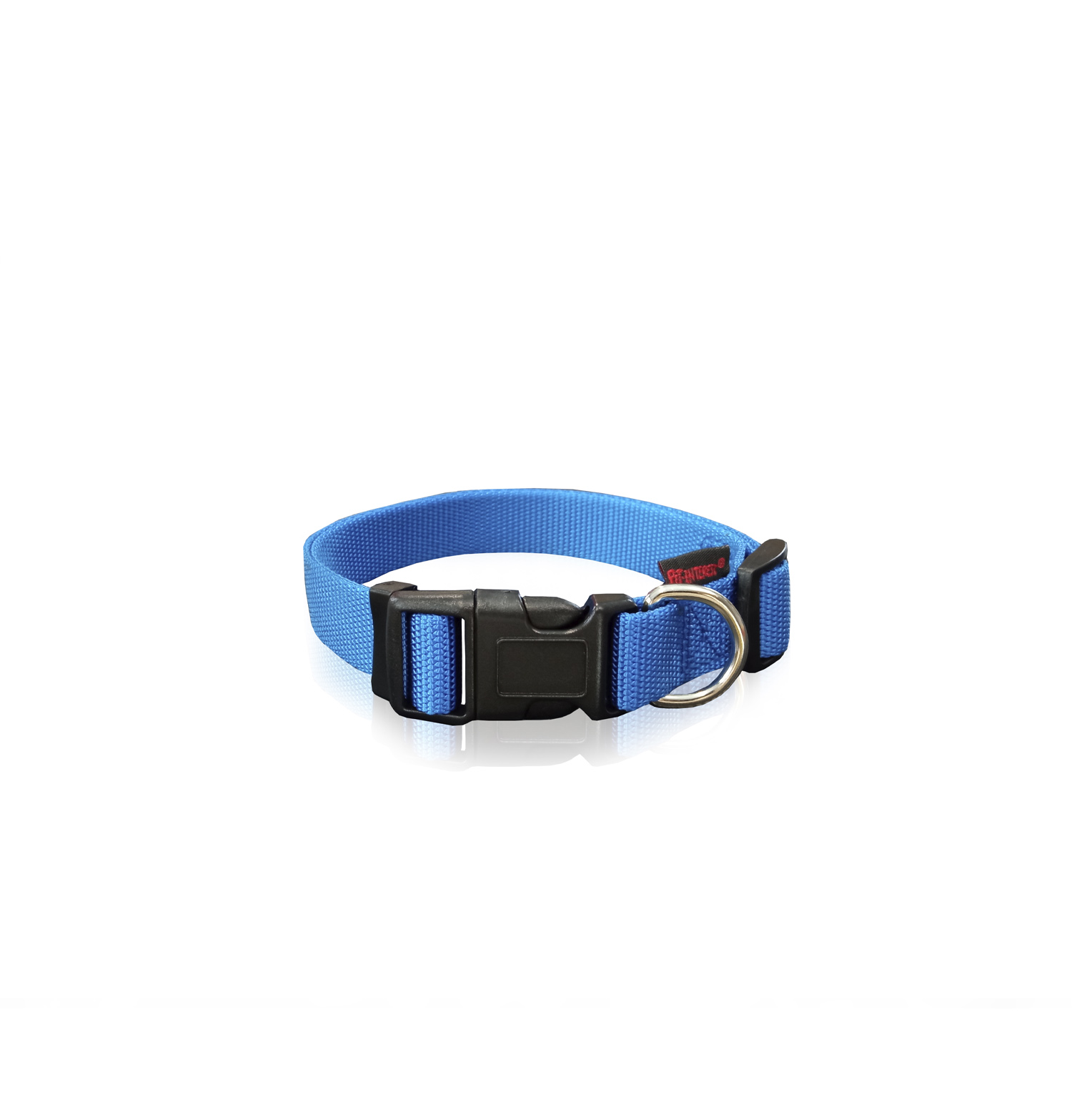 DOG COLLAR PLAIN-BLUE
