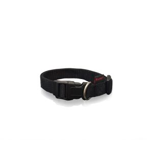 DOG COLLAR PLAIN- BLACK