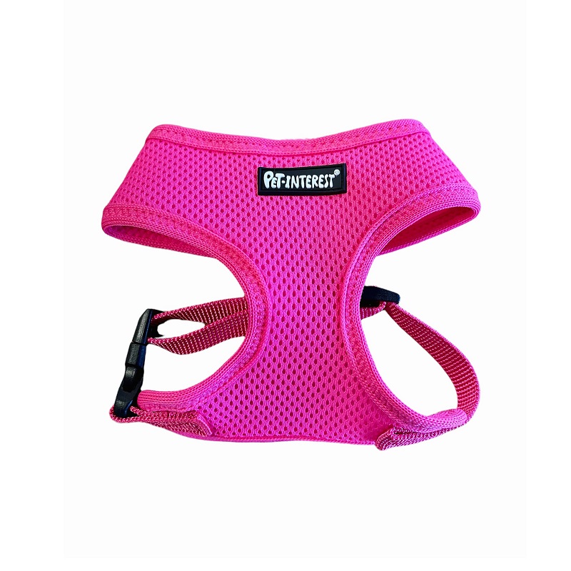 MESH HARNESS PLAIN RASPBERRY PINK