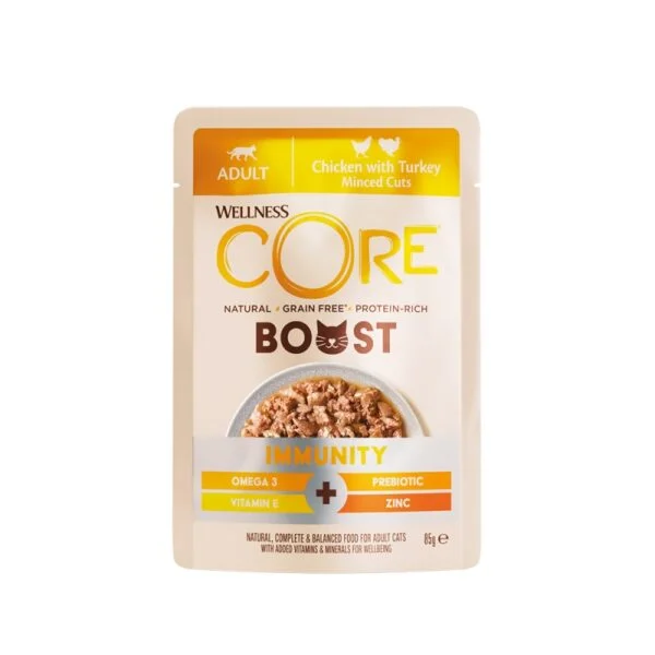 CORE BOOST Με Κοτόπουλο και Γαλοπούλα – Για υποστήριξη της υγείας του ανοσοποιητικού συστήματος