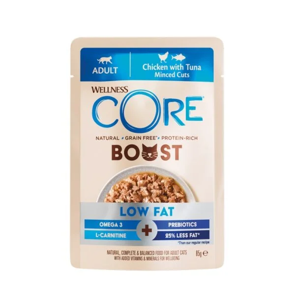 CORE BOOST Με Κοτόπουλο και Τόνος – Χαμηλή περιεκτικότητα σε λιπαρά