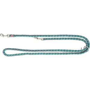 Trixie Cavo Οδηγός/Λουρί Αυξομειούμενος Small/Medium Aqua/Graphite 2m/12mm
