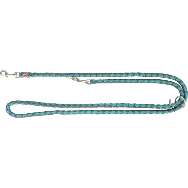Trixie Cavo Οδηγός/Λουρί Αυξομειούμενος Small/Medium Aqua/Graphite 2m/12mm