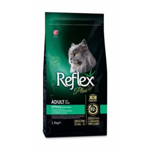 Η Reflex Plus Cat Urinary 15kg είναι μια πλήρης τροφή με κοτόπουλο για τις ενήλικες γάτες.