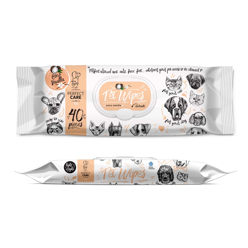 Perfect Care Pet Wipes Coco Vanilla