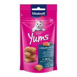 Vitakraft Cat Yums γεμιστές λιχουδιές με σολομό