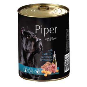 Piper Adult αρνί, καρότο και καστανό ρύζι