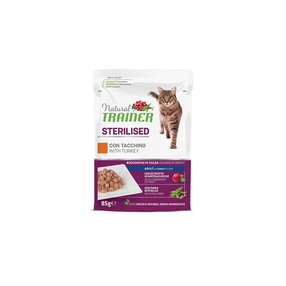 Natural Trainer Adult Sterilised - Turkey 85gr